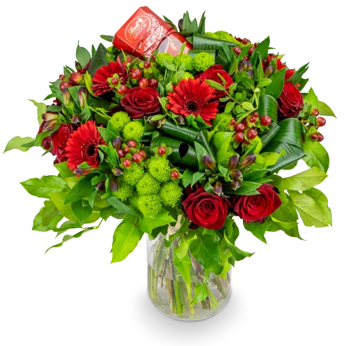 Kytice červených květů